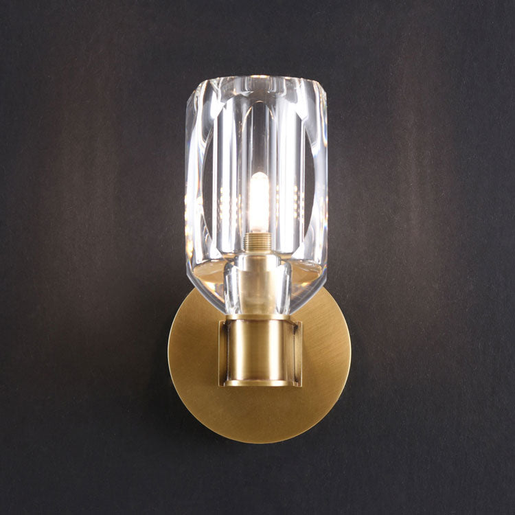 Constantine Crystal Sconce Brass - Yami Lightings