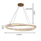 Cicero Crystal Ring Chandelier - Yami Lightings