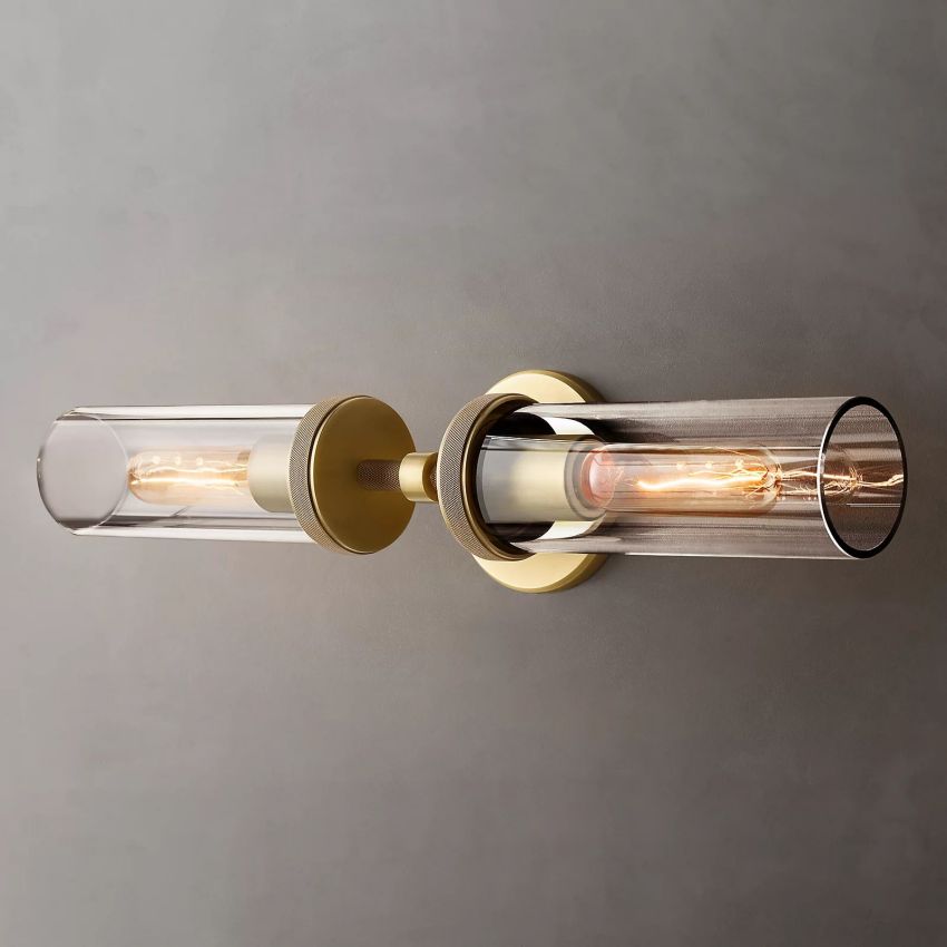 Lambert Knurled Linear Sconce - Yami Lightings