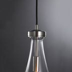 Raindrop Pendant Satin Nickel - Yami Lightings