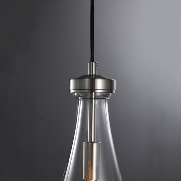 Raindrop Pendant Satin Nickel - Yami Lightings