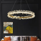 Nolan Halo Crystal Chandelier - Yami Lightings