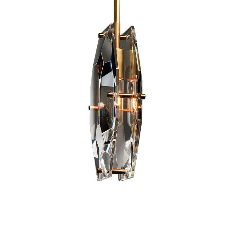 Simple Faceted Crystal Pendant - Yami Lightings
