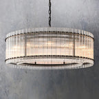 Marcia Glass Round Chandelier D48" - Yami Lightings