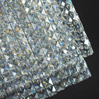 Olive Oval Crystal Chandelier For Dining Table - Yami Lightings