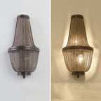 Aluminum Chain Wall Sconce In Living Room - Yami Lightings