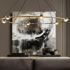 Planet Round Chandelier - Yami Lightings