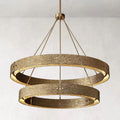 Customized Vouvray Two-Tier Round Chandelier 60"（with 18 feet chain)