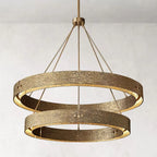 Vouvray Two-Tier Round Chandelier 60"