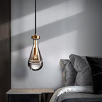 Raindrop Pendant VintageBrass - Yami Lightings
