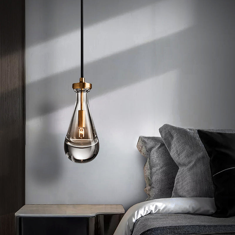 Raindrop Pendant VintageBrass - Yami Lightings