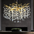 Ice Eye Modern Crystal Tree Branch Round Chandelier for All Rooms 30" 40" 48"