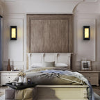 Alabaster Square Shaped Wall Sconce 15.7"