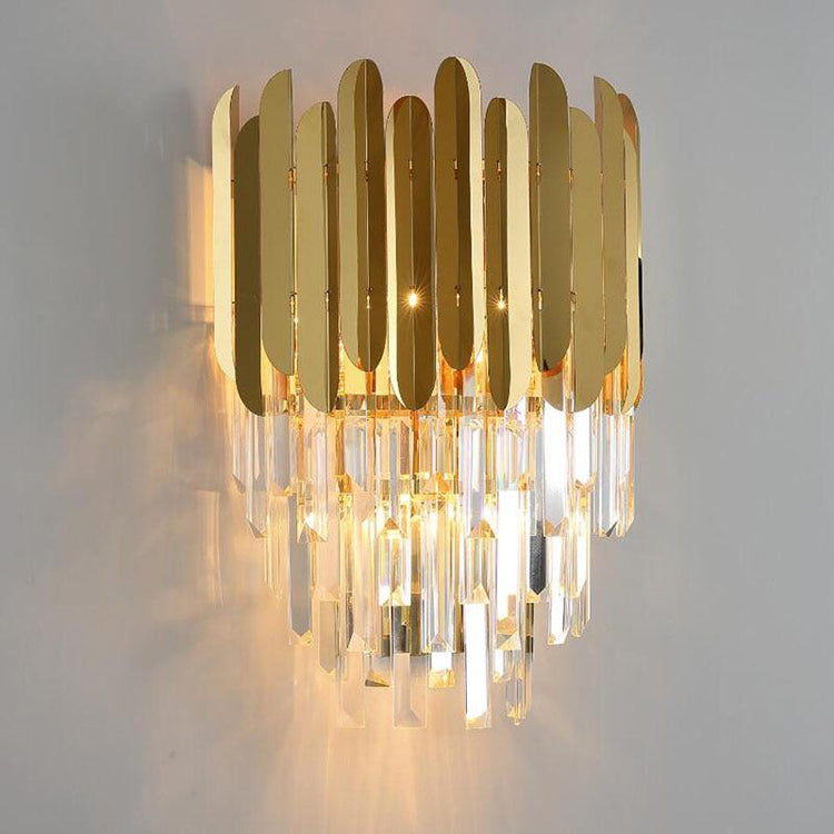 Kubica Crystal Wall Sconce - Yami Lightings