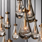 Raindrop Linear Chandelier 72" - Yami Lightings
