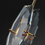 Simple Faceted Crystal Pendant - Yami Lightings