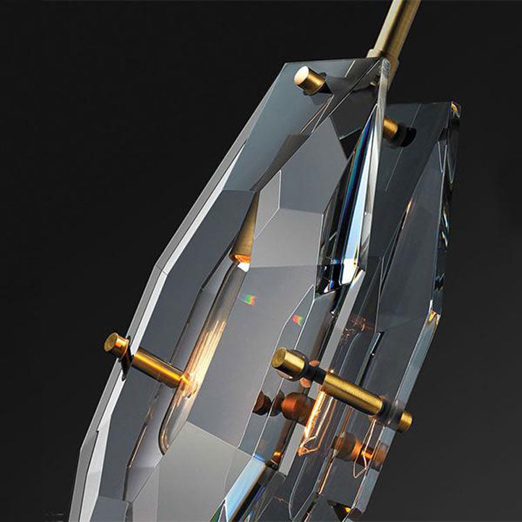 Simple Faceted Crystal Pendant - Yami Lightings