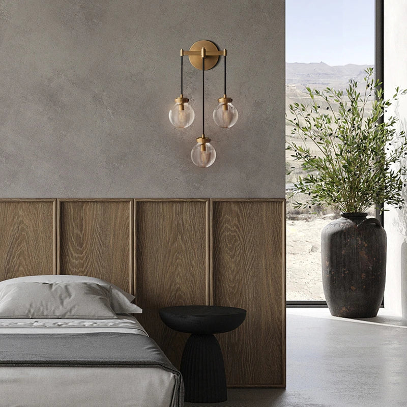Pearl Triple Wall Sconce - Yami Lightings