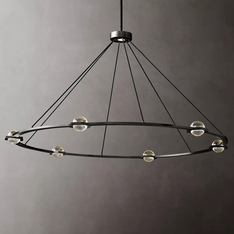 Planet Round Chandelier - Yami Lightings