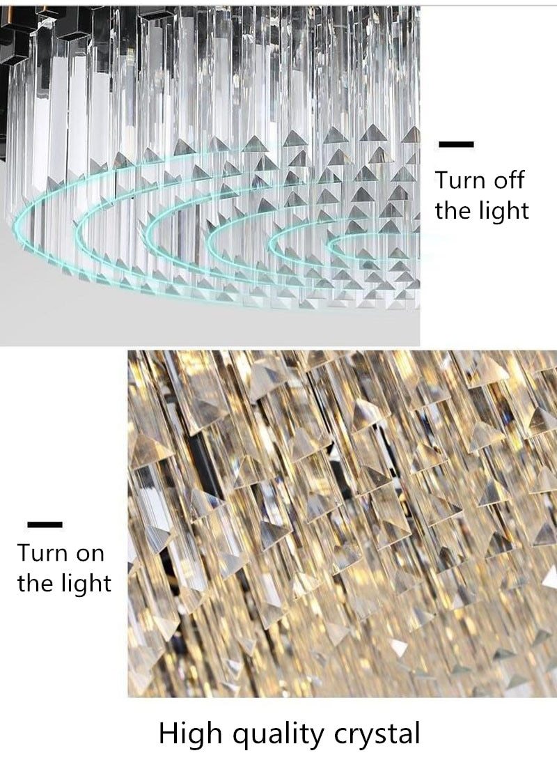 Elian Lason Crystal Chandelier - Yami Lightings