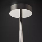 Glass Globe Mobile Six-Arm Chandelier 54" - Yami Lightings