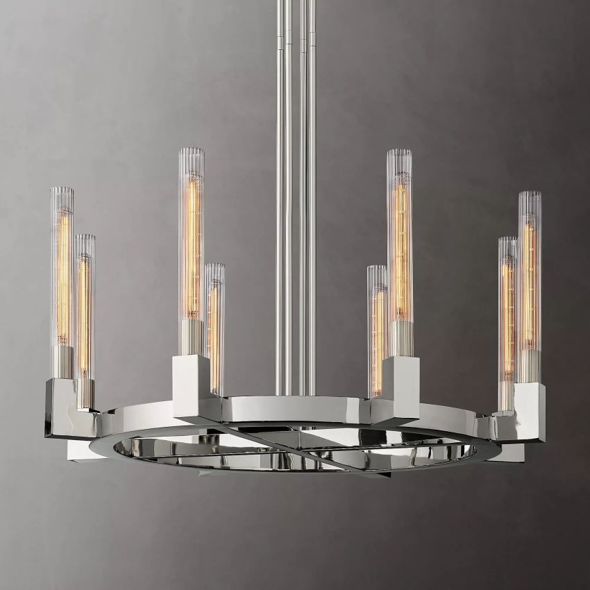 Cornelius Candlestick Round Chandelier 36" - Yami Lightings