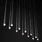 Artemis Linear Tapered Tubular Chandelier - Yami Lightings