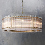 Marcia Glass Round Chandelier D48" - Yami Lightings