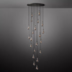 Raindrop Round Chandelier D47" - Yami Lightings