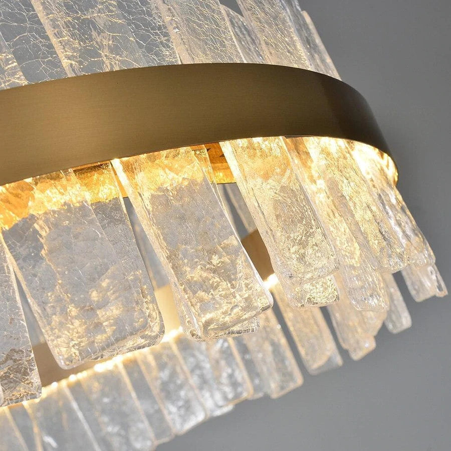 Andrea Round Crystal Chandelier - Yami Lightings