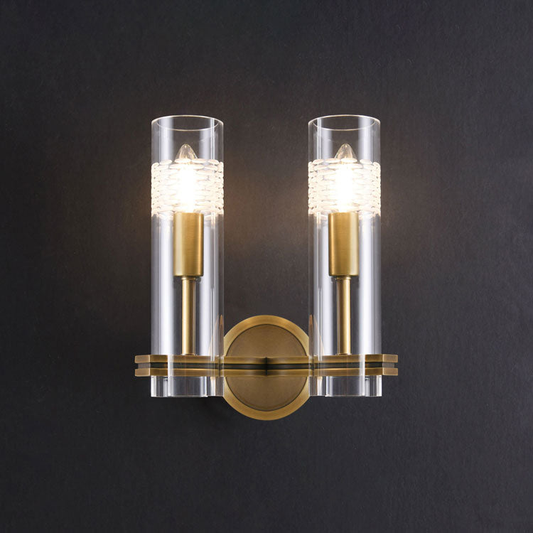 Cynthia Double Sconce Brass - Yami Lightings