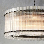 Marcia Glass Round Chandelier D37" - Yami Lightings