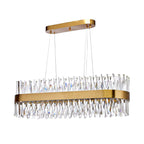 Arsenio Oval Crystal Chandelier - Yami Lightings