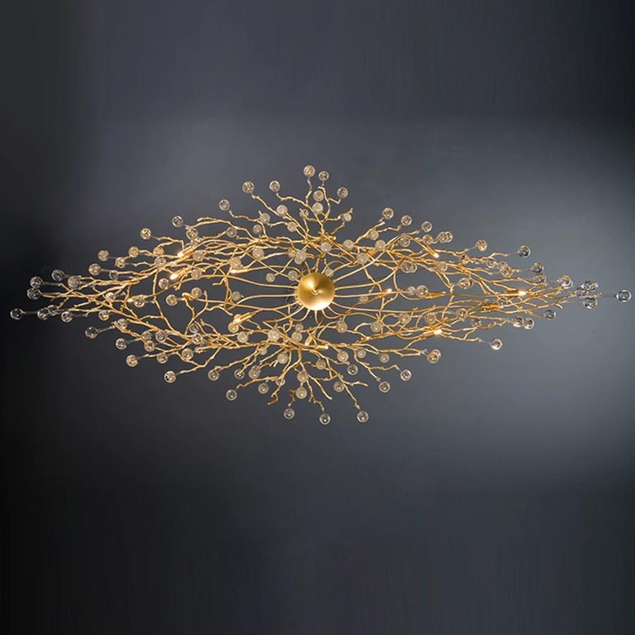 Doris Branch Crystal Chandelier Light - Yami Lightings