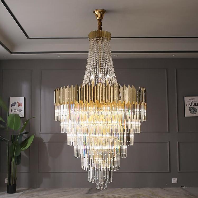 William Multi Tier Crystal Chandelier - Yami Lightings