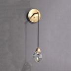 Aurelia Modern Faceted Crystal Wall Sconce - Yami Lightings