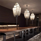 Dora Aluminum Chain Tassel Pendant Light - Yami Lightings