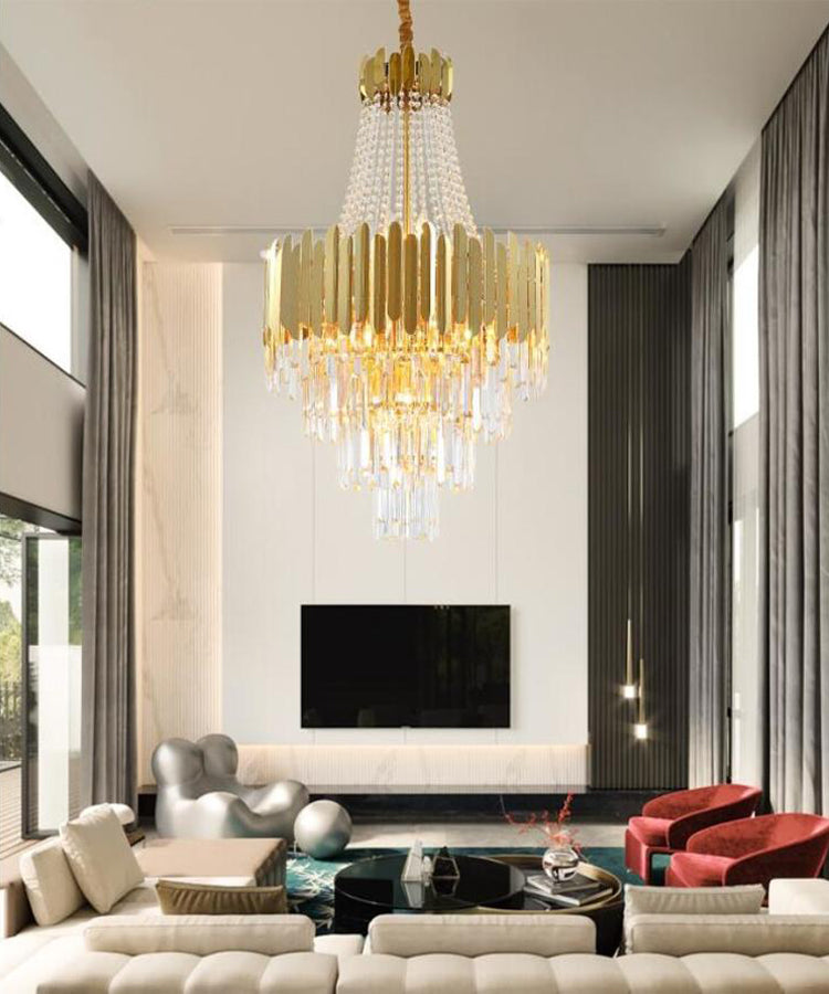 Kubica Crystal Chandelier - Yami Lightings