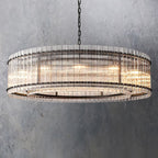 Marcia Glass Round Chandelier D60" - Yami Lightings