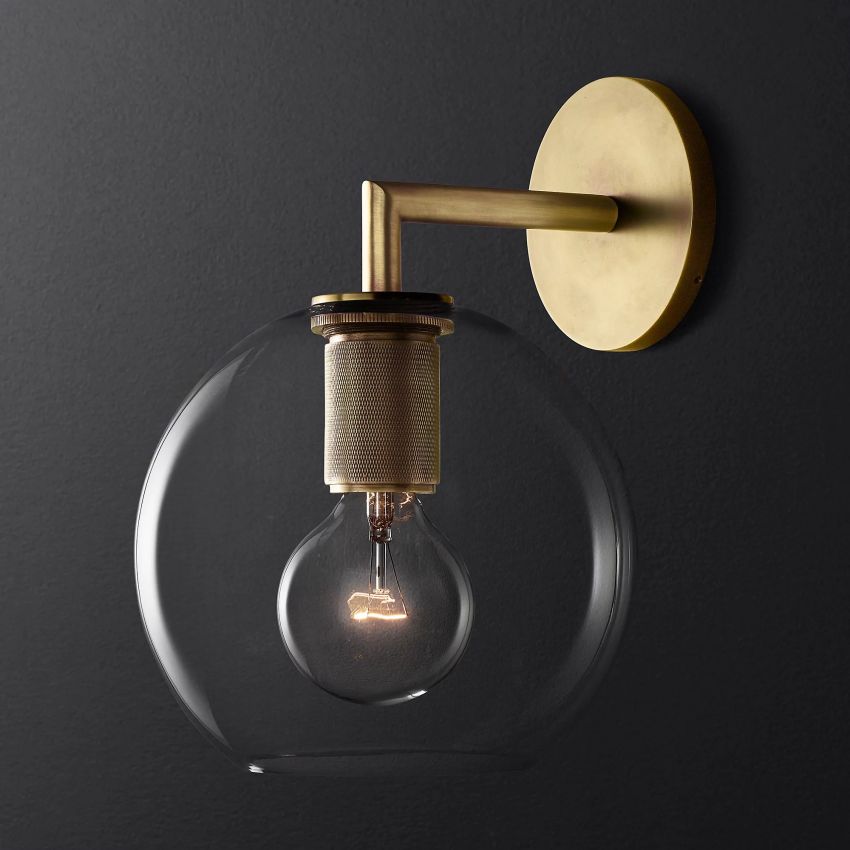 Globe Shade Sconce - Yami Lightings