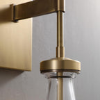 Raindrop Sconce VintageBrass - Yami Lightings