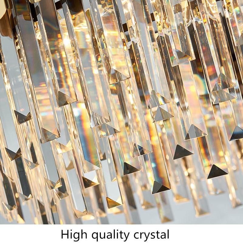 Flavian Rectangular Crystal Chandelier - Yami Lightings