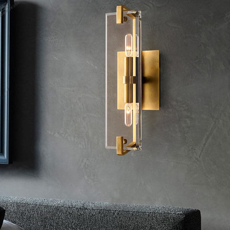 Maru Crystal Wall Sconce H 20" - Yami Lightings