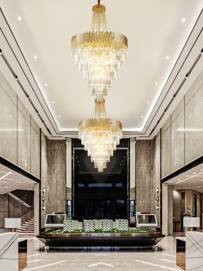 William Multi Tier Crystal Chandelier - Yami Lightings