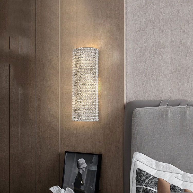 Luxury Crystal Clear Wall Sconce - Yami Lightings