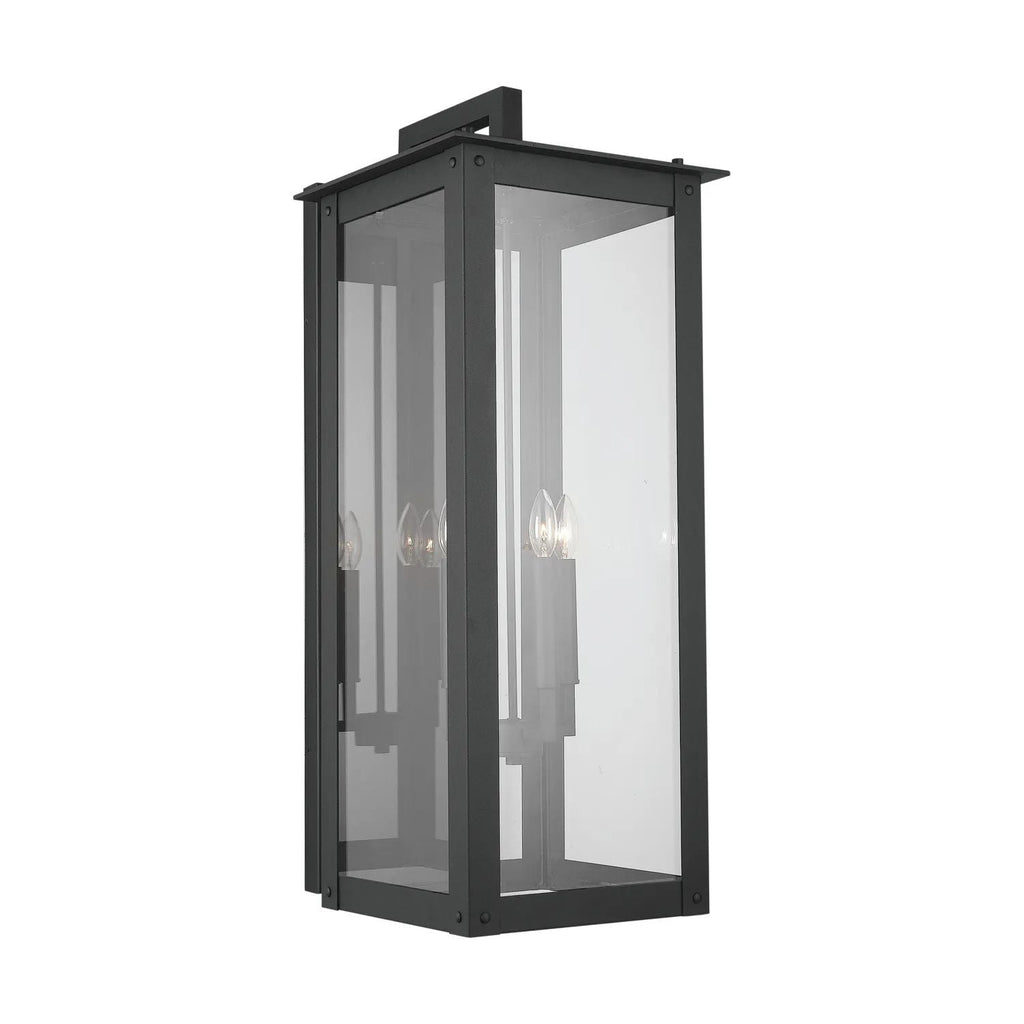Black Box 36"H 4-Light Lantern Wall Sconce Outdoor
