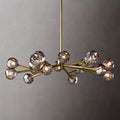 Belle De Crystal Ball Round Chandelier 48" - Yami Lightings