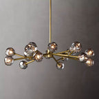 Belle De Crystal Ball Round Chandelier 48" - Yami Lightings