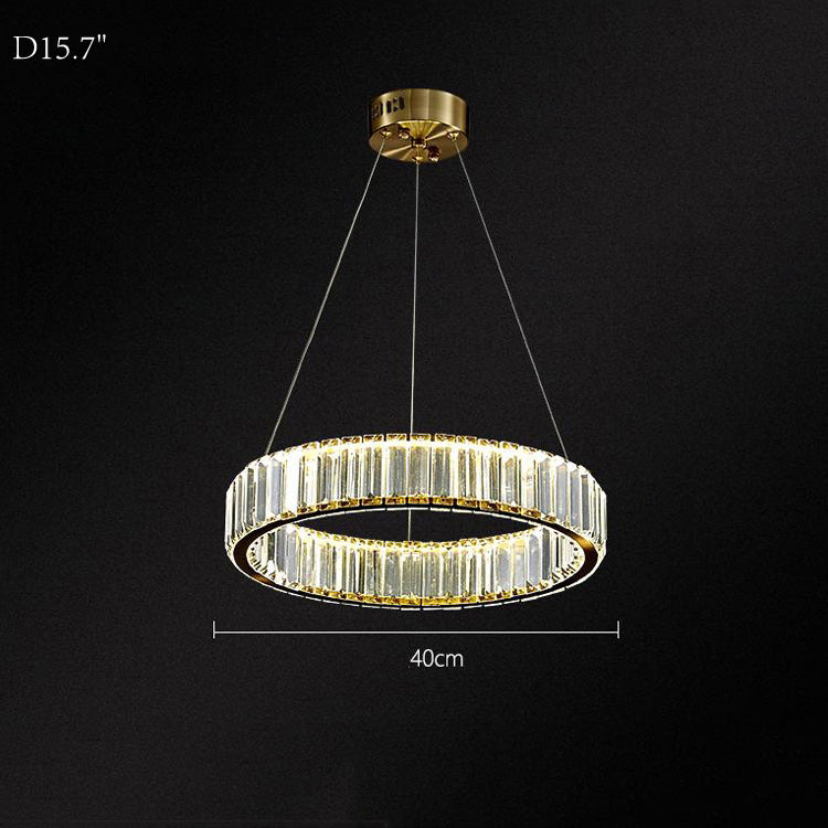 Dorothy Modern Crystal Ring Chandelier - Yami Lightings