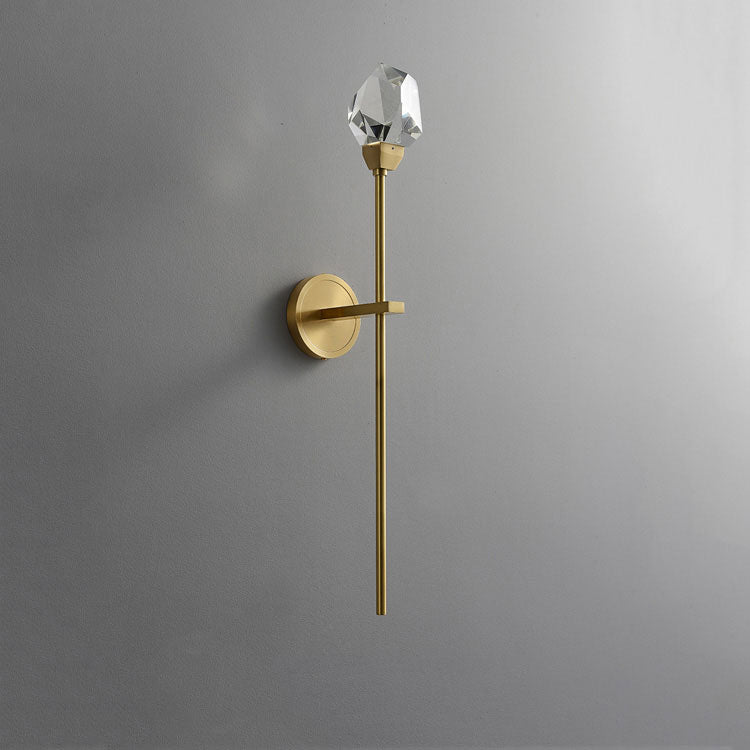 Aurelia Modern Faceted Crystal Grand Sconce - Yami Lightings